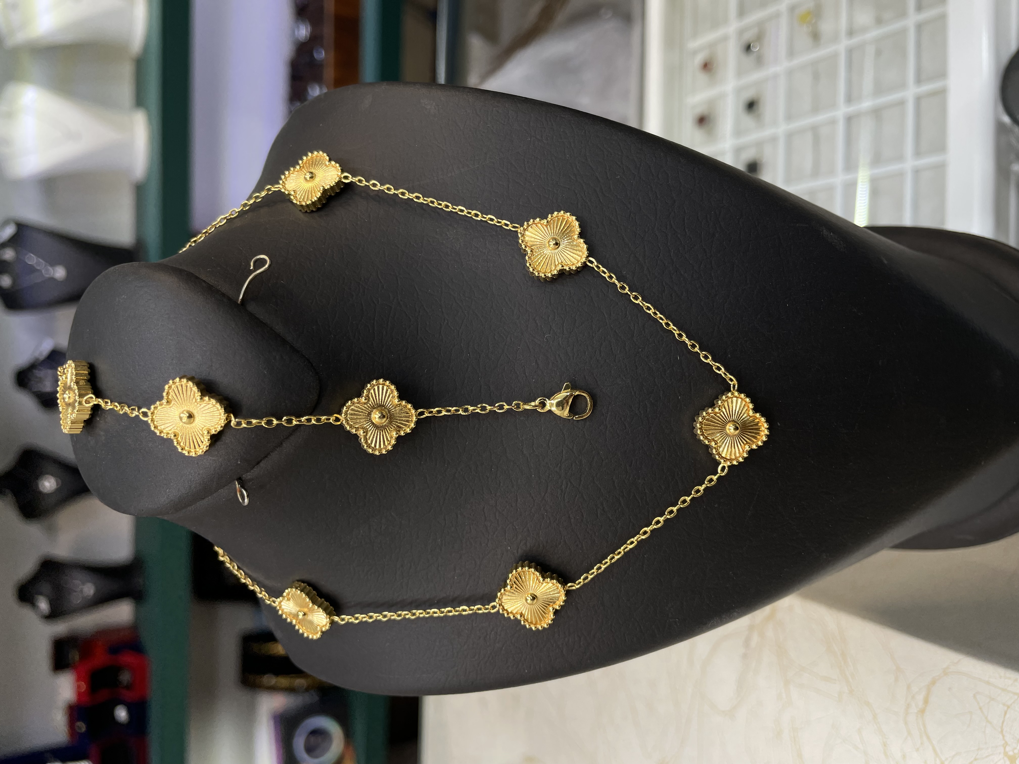 ست ونکلیف Van Cleef طلایی تراش
